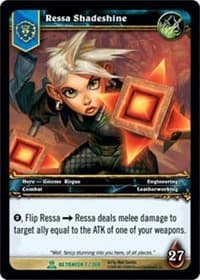 Ressa Shadeshine - Servants of the Betrayer - WoW card