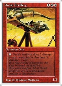 Orcish Artillery - Summer Magic - Magic: The Gathering card