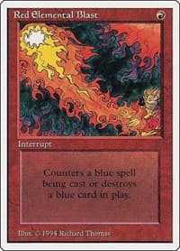 Red Elemental Blast - Summer Magic - Magic: The Gathering card