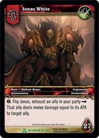 Jonas White - Servants of the Betrayer - WoW card