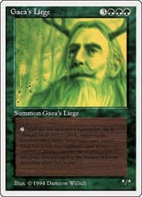 Gaea's Liege - Summer Magic - Magic: The Gathering card