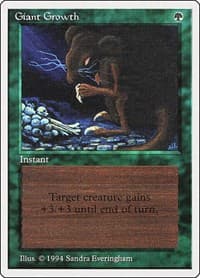 Giant Growth - Summer Magic - Magic: The Gathering card