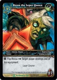 Ressa the Leper Queen - Servants of the Betrayer - WoW card