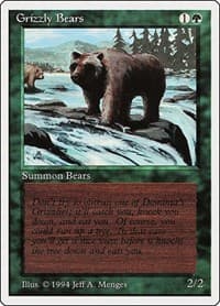 Grizzly Bears - Summer Magic - Magic: The Gathering card
