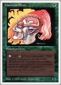 Llanowar Elves - Summer Magic - Magic: The Gathering card
