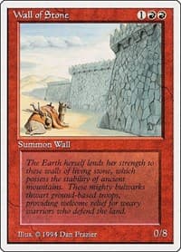 Wall of Stone - Summer Magic - Magic: The Gathering card