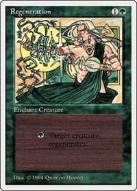 Regeneration - Summer Magic - Magic: The Gathering card