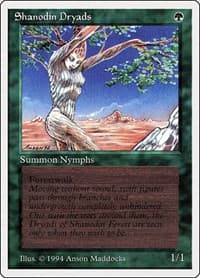 Shanodin Dryads - Summer Magic - Magic: The Gathering card