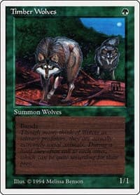 Timber Wolves - Summer Magic - Magic: The Gathering card
