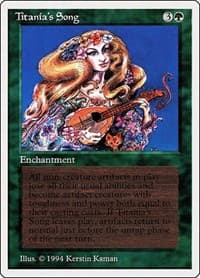 Titania's Song - Summer Magic - Magic: The Gathering card