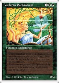 Verduran Enchantress - Summer Magic - Magic: The Gathering card