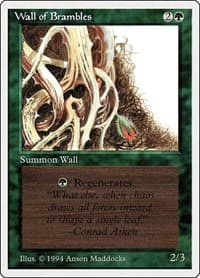 Wall of Brambles - Summer Magic - Magic: The Gathering card