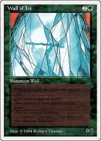 Wall of Ice - Summer Magic - Magic: The Gathering card