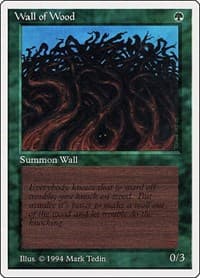 Wall of Wood - Summer Magic - Magic: The Gathering card