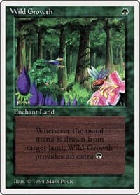 Wild Growth - Summer Magic - Magic: The Gathering card