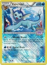 Vaporeon - 25/108 (State Championships) [Staff] - League & Championship Cards - Pokemon card