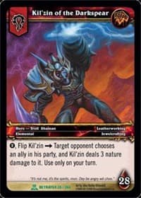 Kil'zin of the Darkspear - Servants of the Betrayer - WoW card