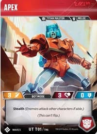 Apex - Titan Masters Attack - Transformers TCG card