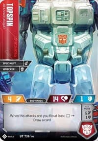 Topspin - Air & Space Assault - Titan Masters Attack - Transformers TCG card