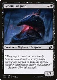 Gloom Pangolin - Ikoria: Lair of Behemoths - Magic: The Gathering card