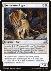 Huntmaster Liger - Ikoria: Lair of Behemoths - Magic: The Gathering card