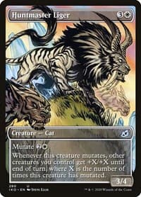 Huntmaster Liger (Showcase) - Ikoria: Lair of Behemoths - Magic: The Gathering card