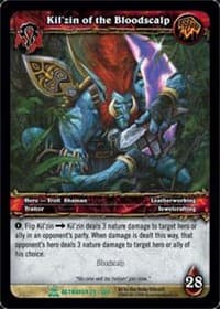 Kil'zin of the Bloodscalp - Servants of the Betrayer - WoW card
