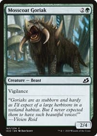 Mosscoat Goriak - Ikoria: Lair of Behemoths - Magic: The Gathering card
