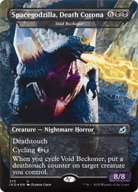 Spacegodzilla, Death Corona - Void Beckoner - Ikoria: Lair of Behemoths - Magic: The Gathering card