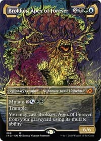 Brokkos, Apex of Forever (Showcase) - Ikoria: Lair of Behemoths - Magic: The Gathering card