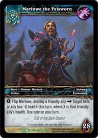 Marlowe the Felsworn - Servants of the Betrayer - WoW card