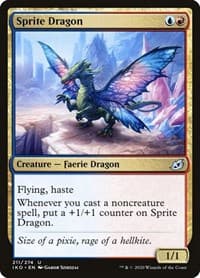 Sprite Dragon - Ikoria: Lair of Behemoths - Magic: The Gathering card