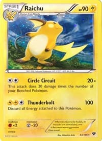 Raichu - 43/146 (Cosmos Holo) - Blister Exclusives - Pokemon card