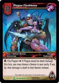 Plague Fleshbane - Servants of the Betrayer - WoW card