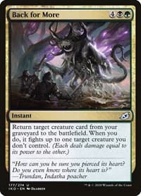 Back for More - Ikoria: Lair of Behemoths - Magic: The Gathering card