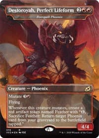 Destoroyah, Perfect Lifeform - Everquill Phoenix - Ikoria: Lair of Behemoths - Magic: The Gathering card