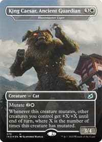 King Caesar, Ancient Guardian - Huntmaster Liger - Ikoria: Lair of Behemoths - Magic: The Gathering card