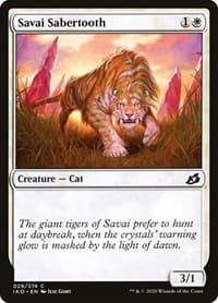 Savai Sabertooth - Ikoria: Lair of Behemoths - Magic: The Gathering card