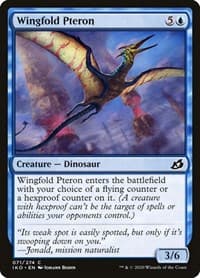 Wingfold Pteron - Ikoria: Lair of Behemoths - Magic: The Gathering card