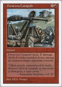 Dwarven Catapult - Fifth Edition - Magic: The Gathering card