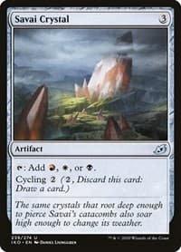 Savai Crystal - Ikoria: Lair of Behemoths - Magic: The Gathering card