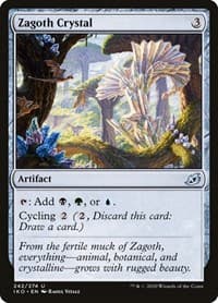 Zagoth Crystal - Ikoria: Lair of Behemoths - Magic: The Gathering card