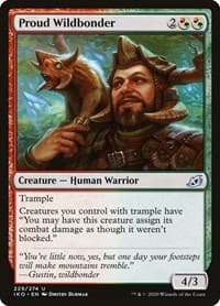 Proud Wildbonder - Ikoria: Lair of Behemoths - Magic: The Gathering card
