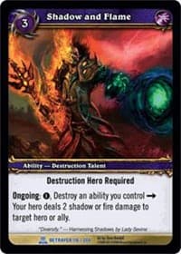 Shadow and Flame - Servants of the Betrayer - WoW card