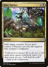 Dire Tactics - Ikoria: Lair of Behemoths - Magic: The Gathering card