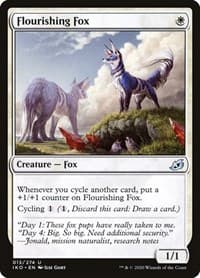Flourishing Fox - Ikoria: Lair of Behemoths - Magic: The Gathering card