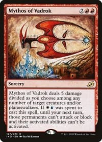 Mythos of Vadrok - Ikoria: Lair of Behemoths - Magic: The Gathering card