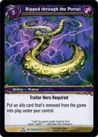 Ripped through the Portal - Servants of the Betrayer - WoW card