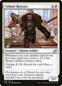 Valiant Rescuer - Ikoria: Lair of Behemoths - Magic: The Gathering card