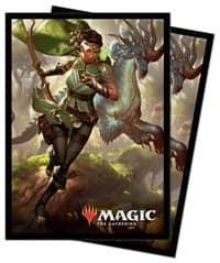 Ikoria: Lair of Behemoths Standard Deck Protectors - Vivien, Monsters' Advocate (100-Pack) - Ultra Pro Card Sleeves - Card Sleeves card